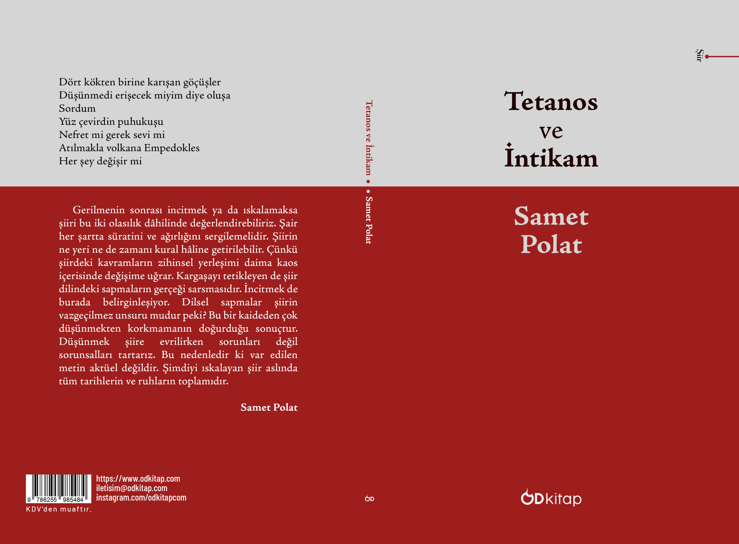 Kitap Kapağı: Tetanos ve İntikam - Samet Polat
